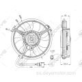 Ventilador de refrigeración del radiador para A4 / A84 / A6 VW PASSAT